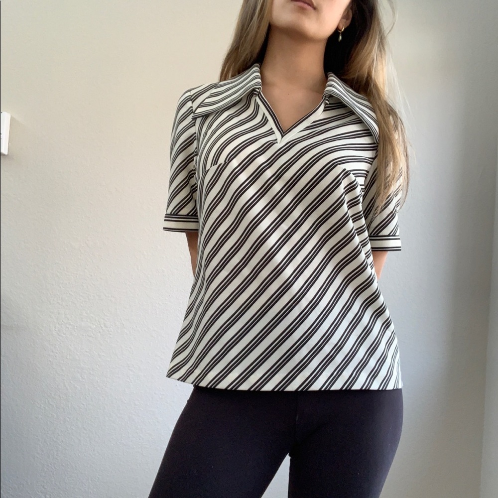 Diolen Vintage Collared Blouse